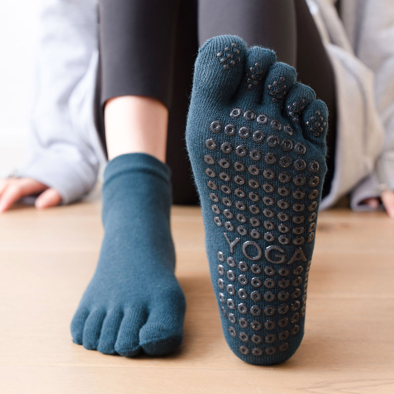 Yoga Dance & Fitness Center Llc - Calcetines antideslizantes de Pilates para mujer,