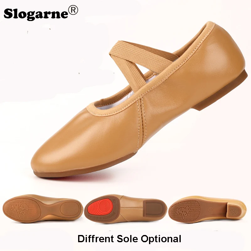 Yoga Dance & Fitness Center Llc - Zapatos de Ballet suaves de cuero