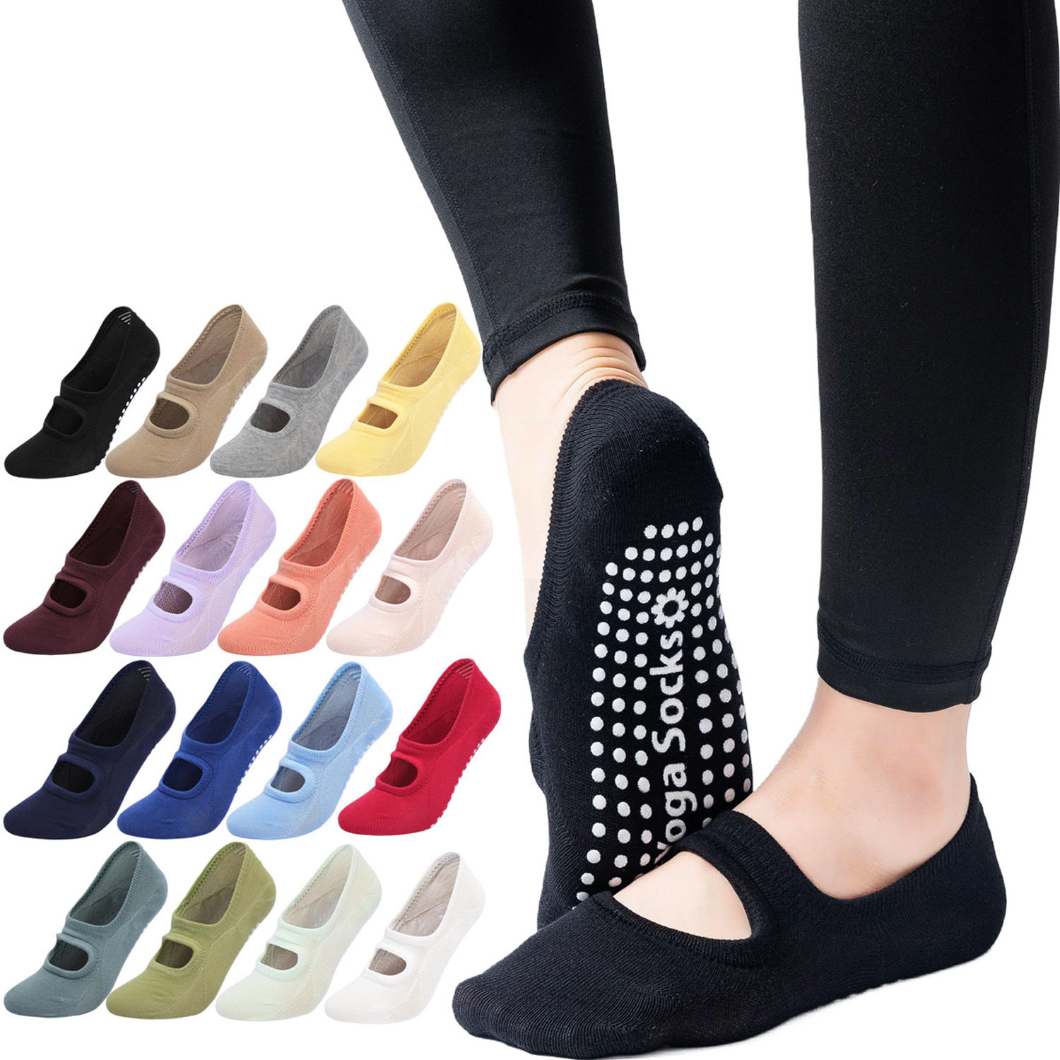 Yoga Dance & Fitness Center Llc - Calcetines de Yoga de Alta Calidad