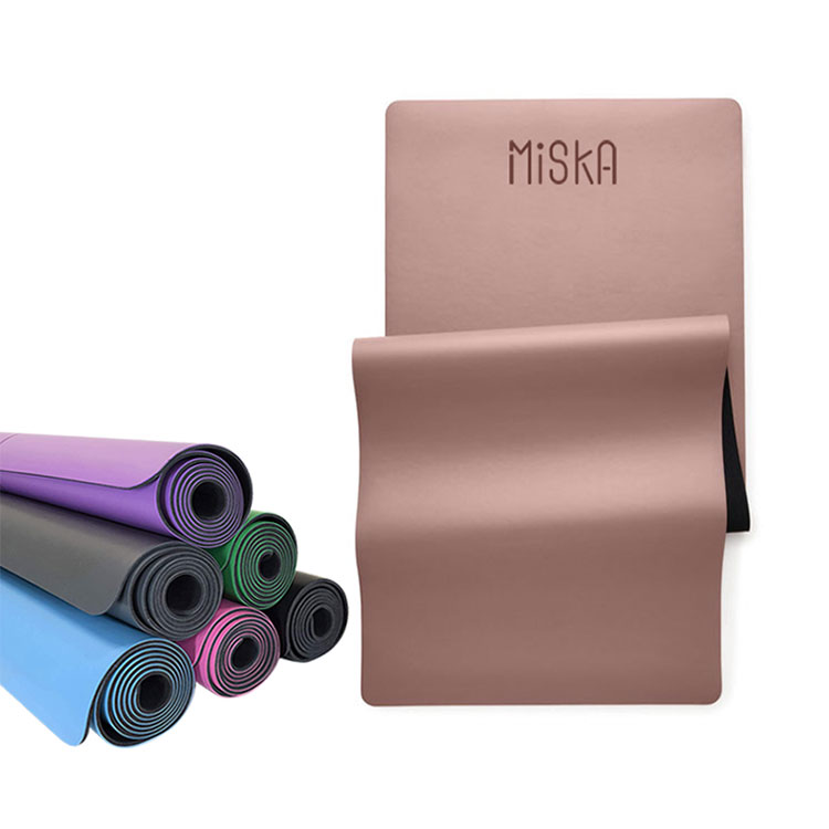 Yoga Fitness Logo Design - Esteras de yoga con logotipo personalizado,