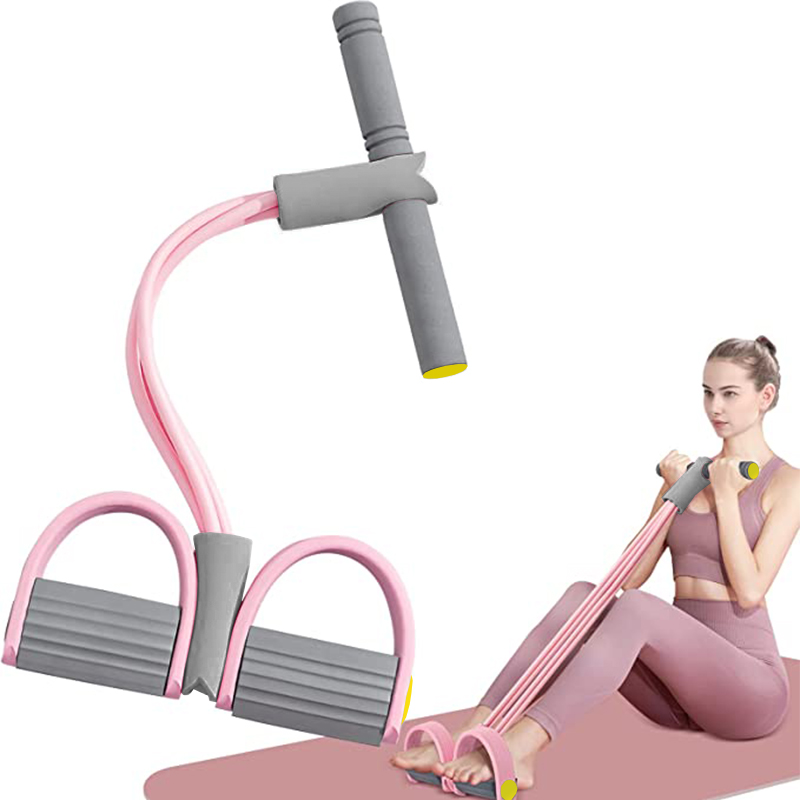 Yoga Pedal Puller Fitness Equipment - Bandas de Resistencia de 4 Tubos,