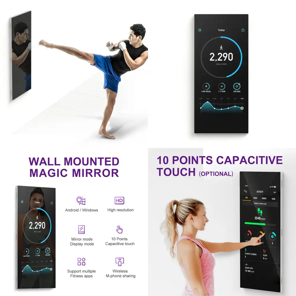 Yoga For Fitness App - Espejo Interactivo de Pared para Aplicaciones