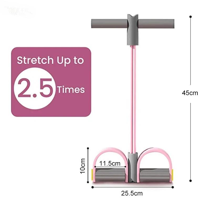Bandas de resistencia de 4 tub - Yoga Pedal Puller Fitness Equipment reseña y precio