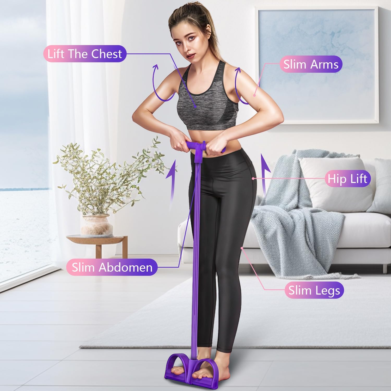 Bandas de Resistencia para Fit - Yoga Pedal Puller Fitness Equipment reseña y precio