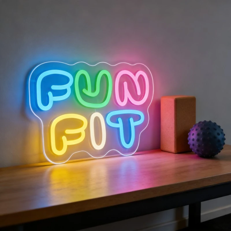 Letrero Luminoso LED de Neón c - Yoga Fitness Room reseña y precio