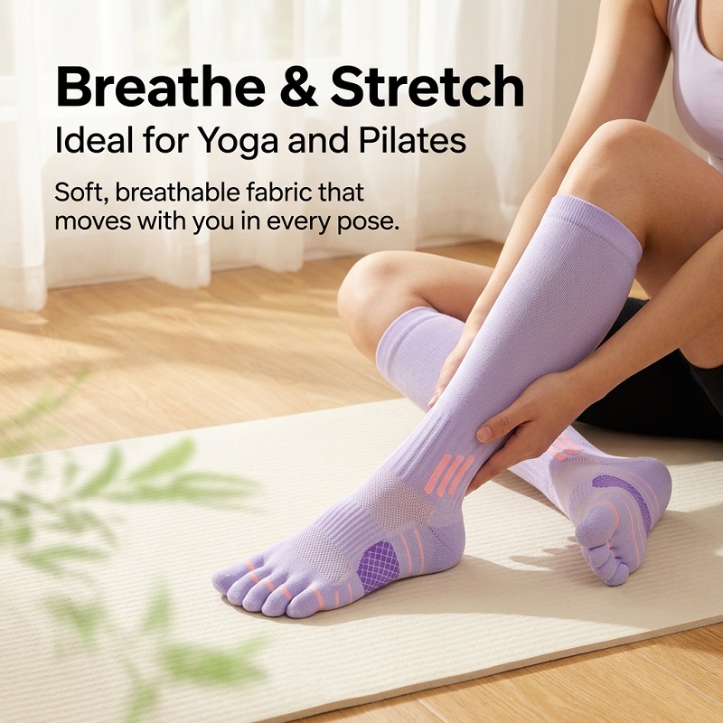 1/6 Pares de Calcetines Largos - Yoga & Fitness With Faye The Well Being Studio Abbots Langley reseña y precio
