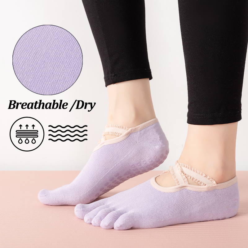 Calcetines de Pilates Antidesl - Yoga Dance & Fitness Center Llc reseña y precio