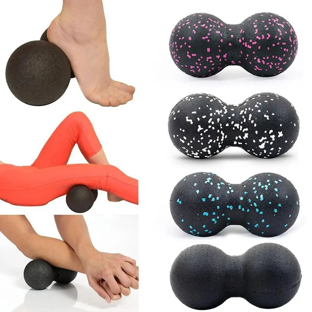 Rodillo de masaje de yoga con  - Yoga Fitness Ball reseña y precio