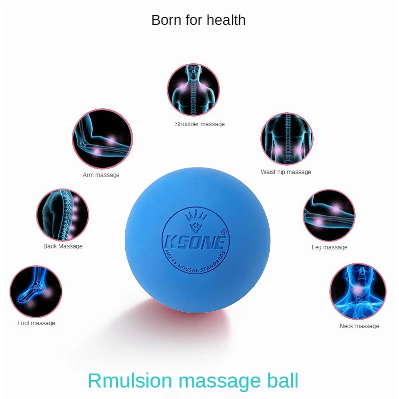 Bola de masaje de Fascia de go - Yoga Fitness Ball reseña y precio