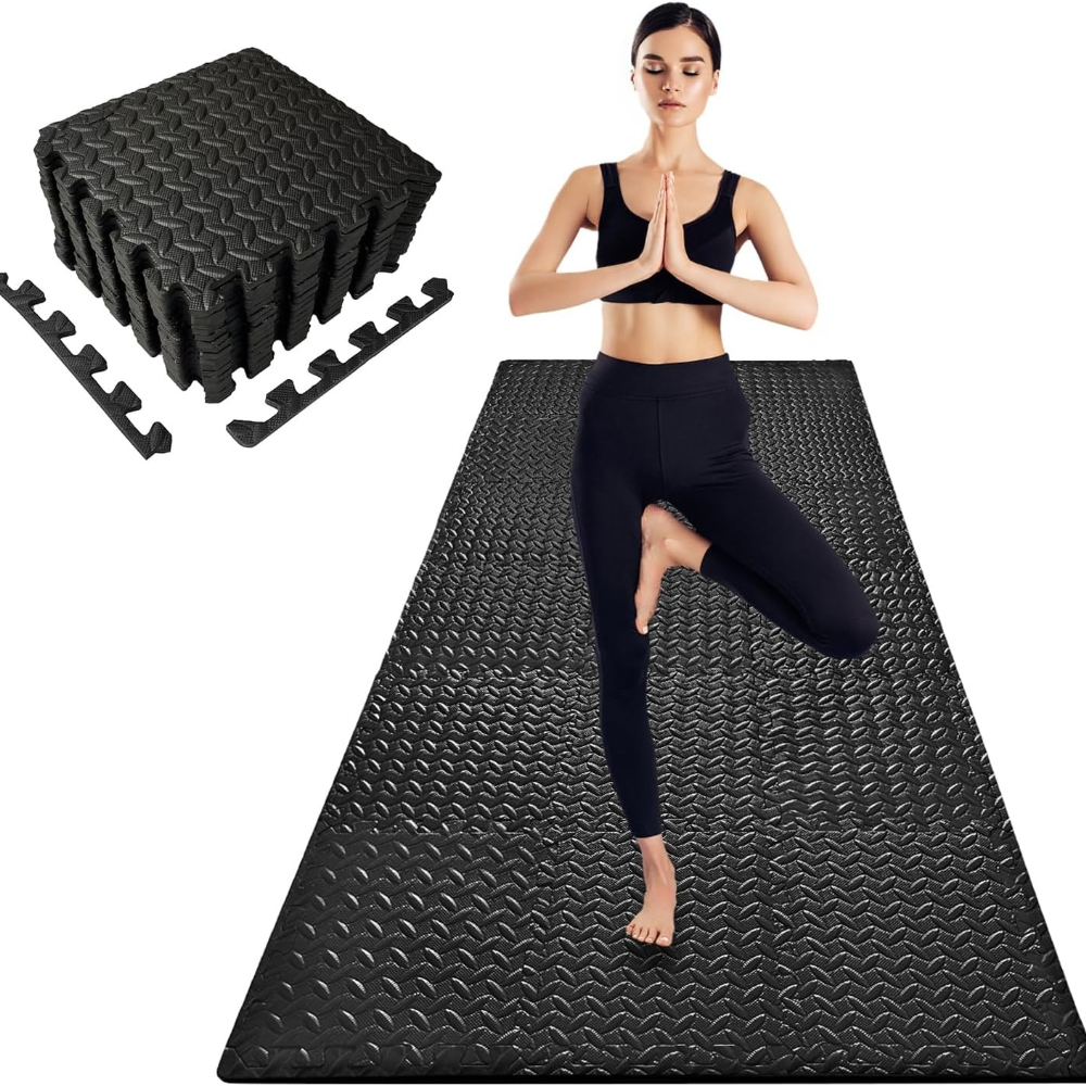 Esteras de espuma entrelazadas - Yoga Fitness Room reseña y precio