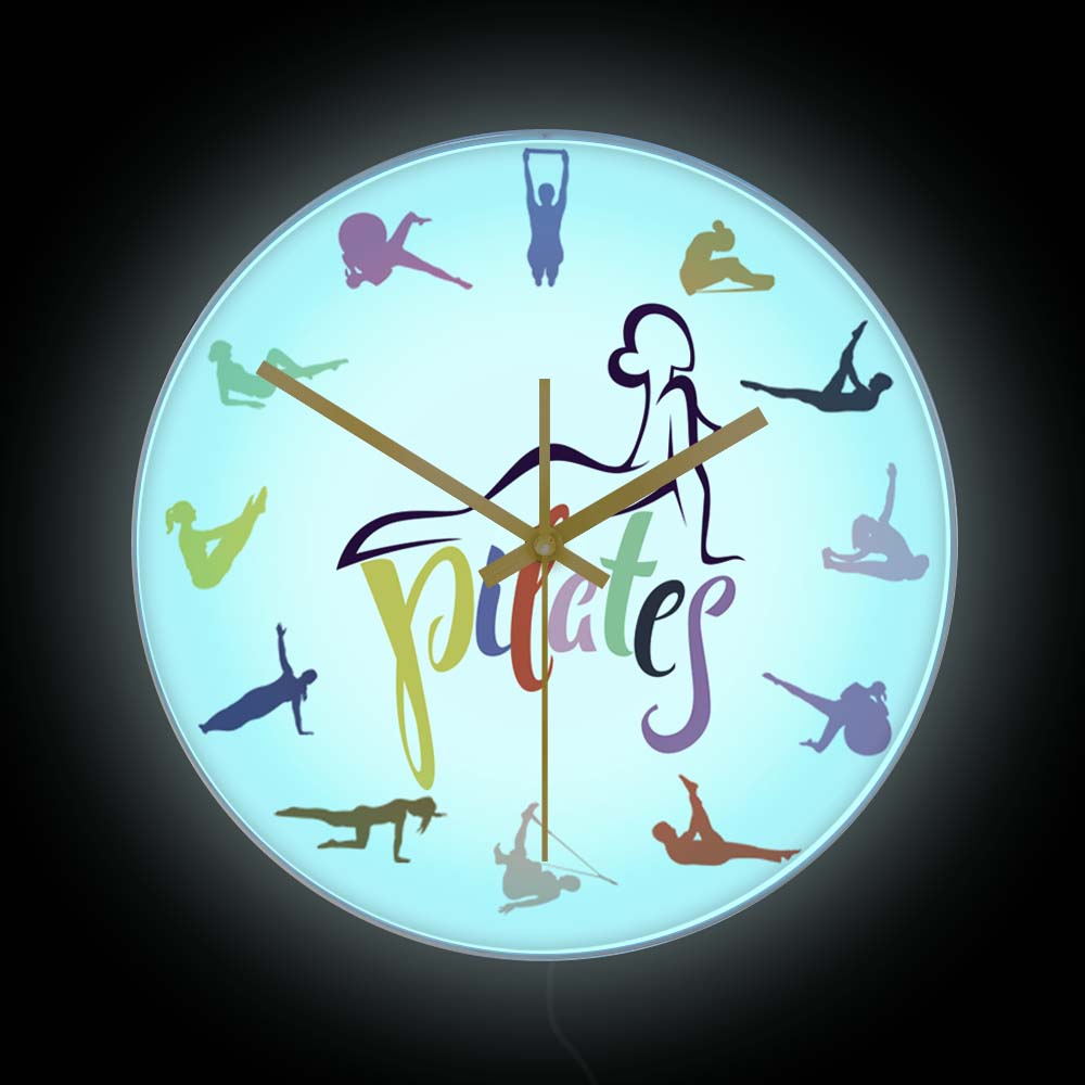 Reloj de Pared con Diseño Colo - Yoga Fitness Room reseña y precio