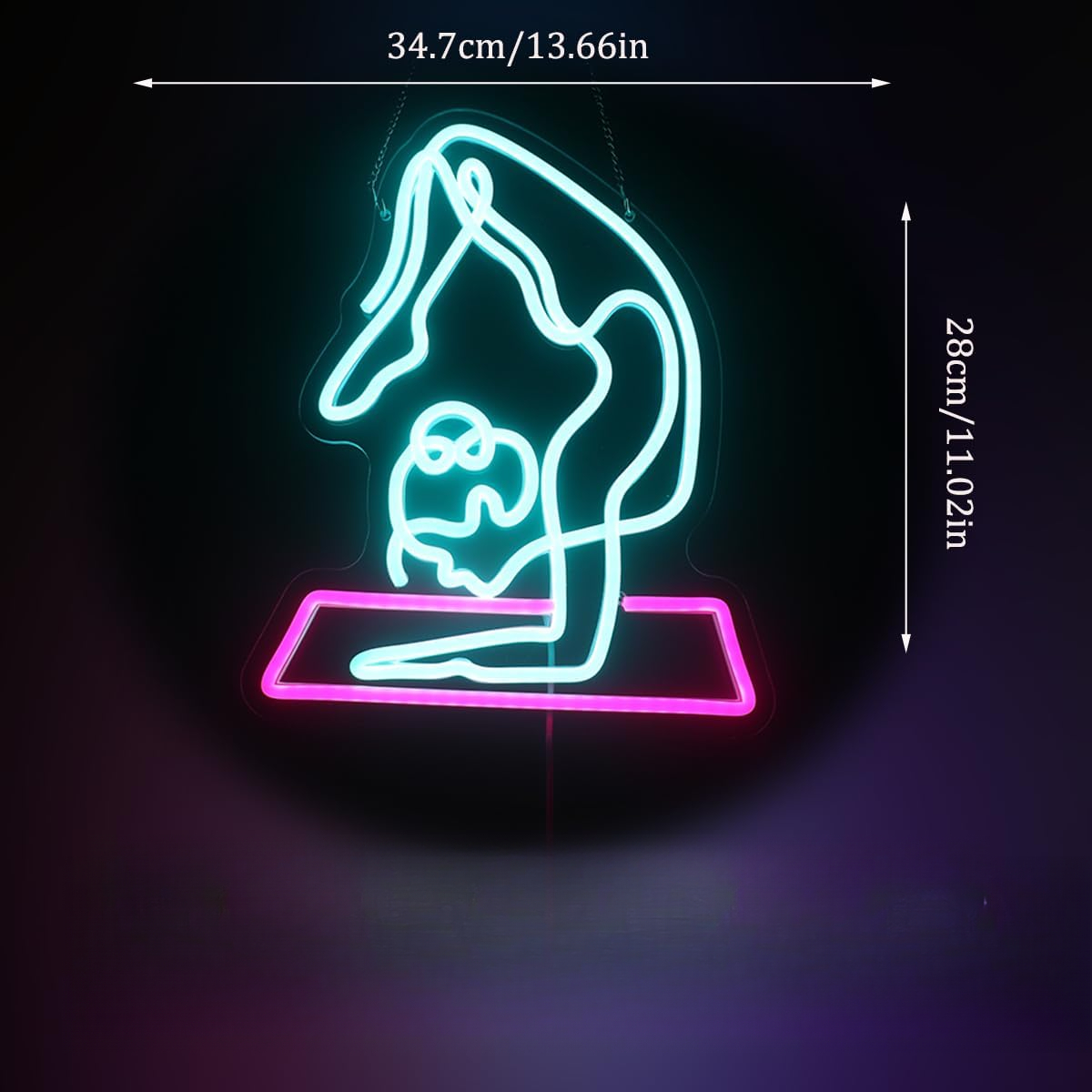 Letrero de Yoga de Neón, Luz L - Yoga Fitness Room reseña y precio