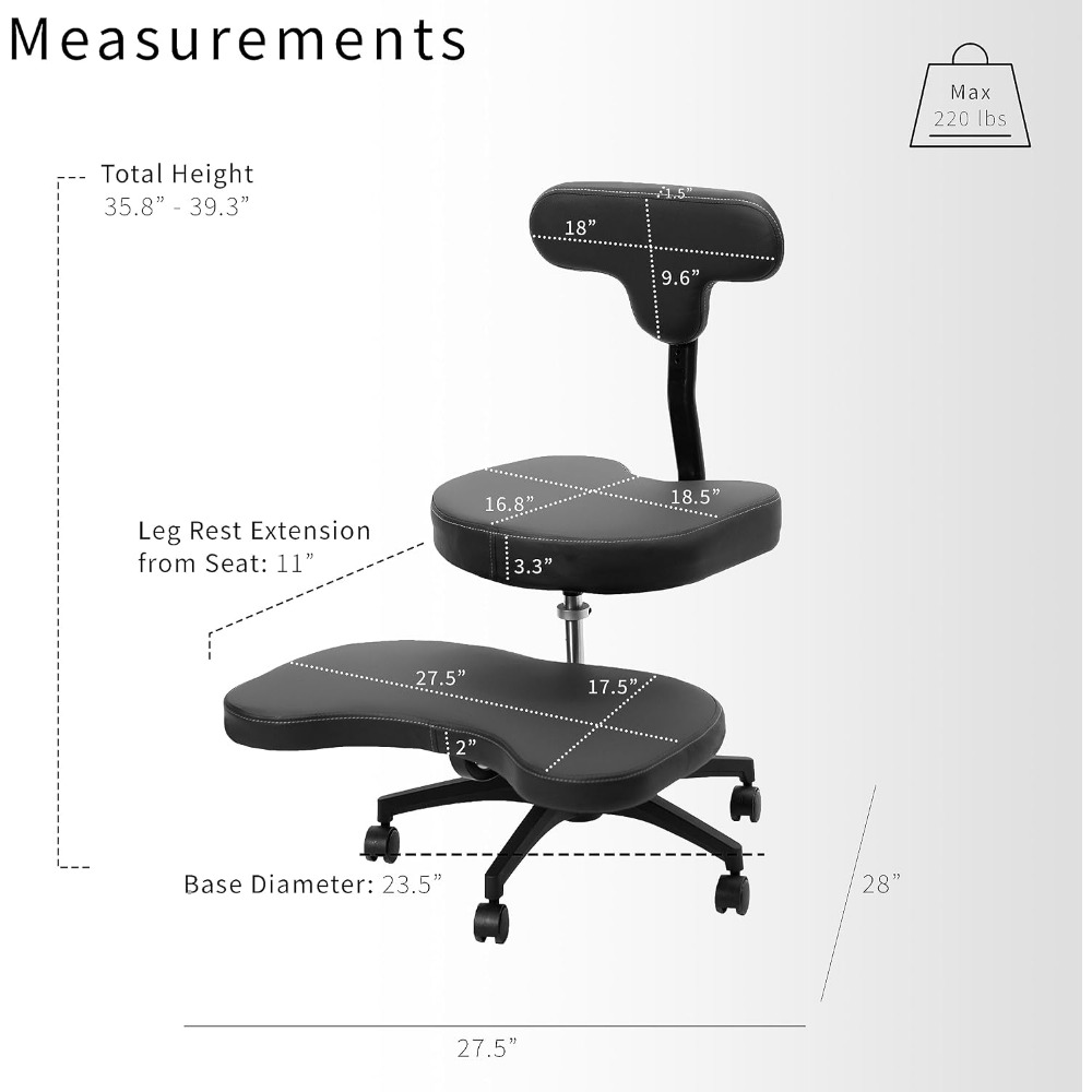 Silla de Oficina con Respaldo  - Yoga & Fitness With Faye The Well Being Studio Abbots Langley reseña y precio