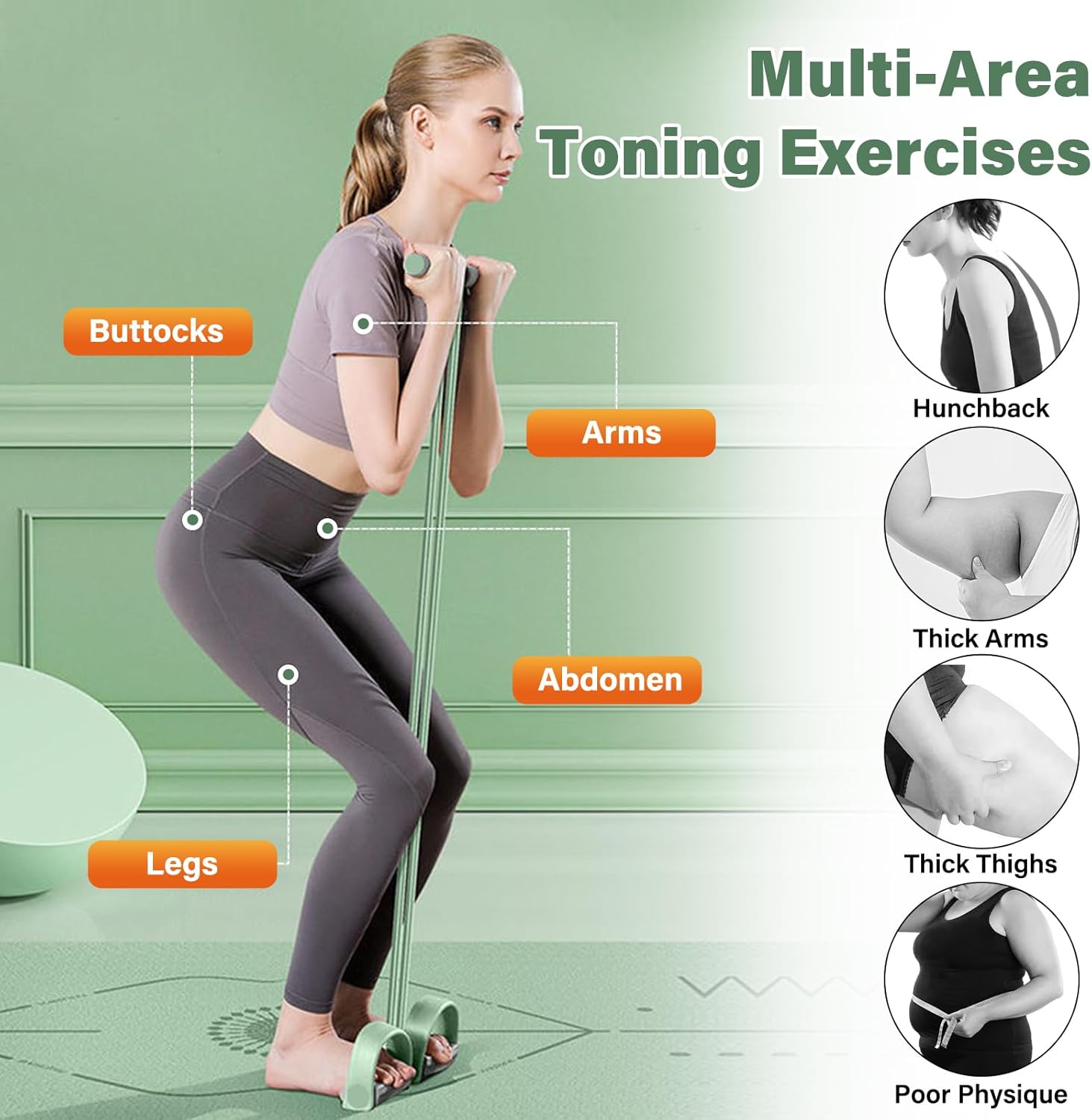 6 Bandas de Resistencia de Gom - Yoga Pedal Puller Fitness Equipment reseña y precio
