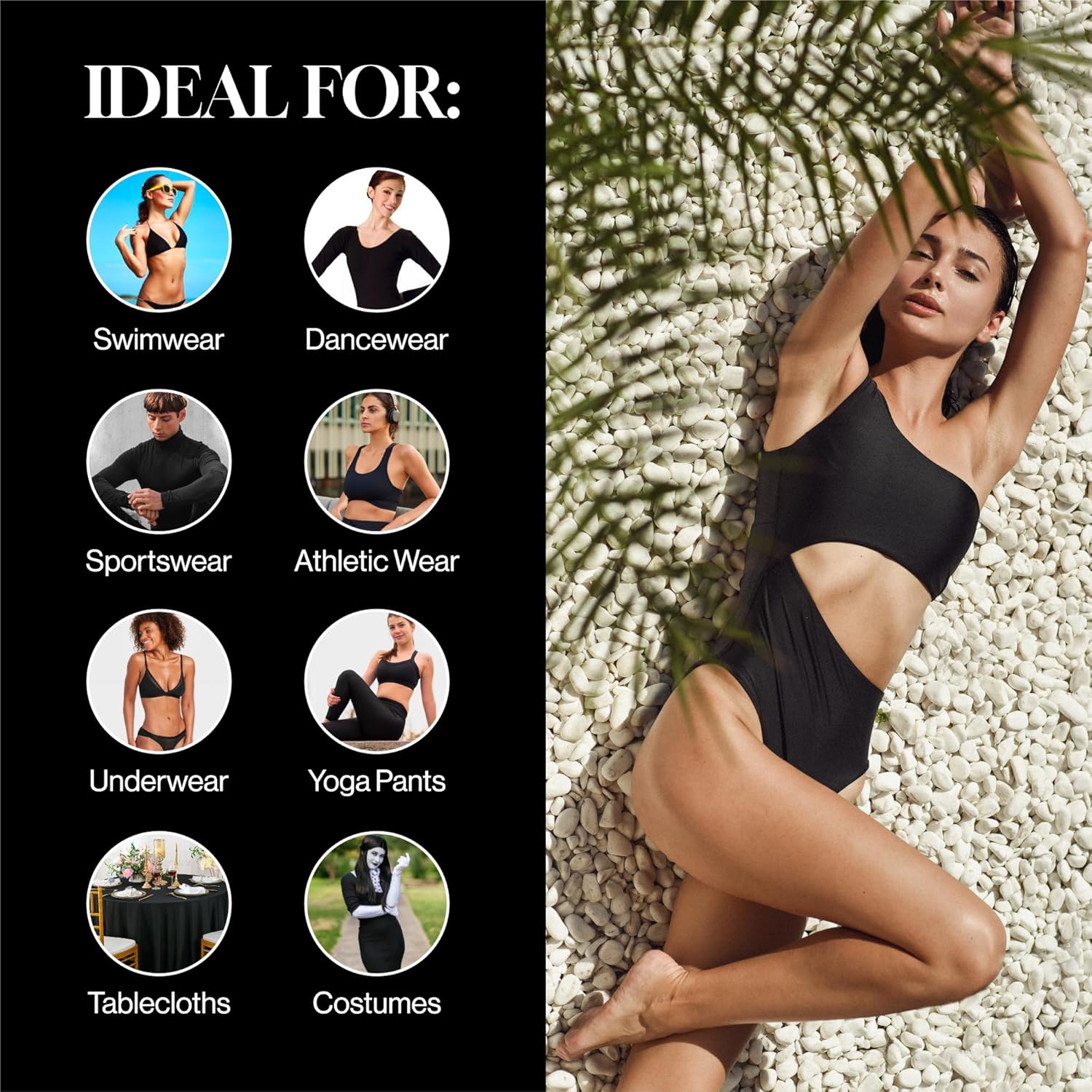 Tela de Spandex, Tejido Elásti - Yoga Dance & Fitness Center Llc reseña y precio