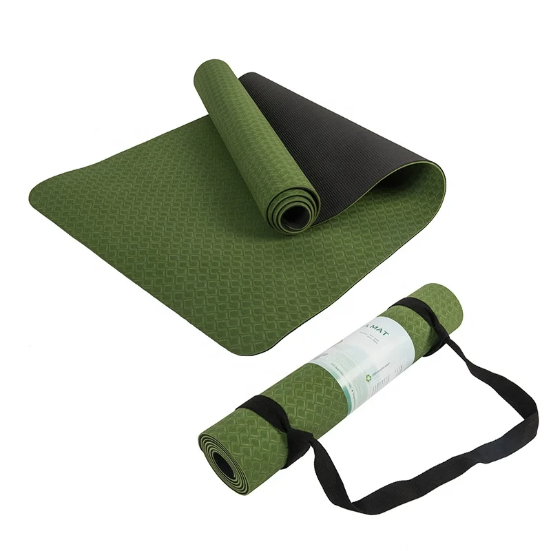 Tapete de Yoga de TPE Antidesl - Yoga Fitness Logo Design reseña y precio