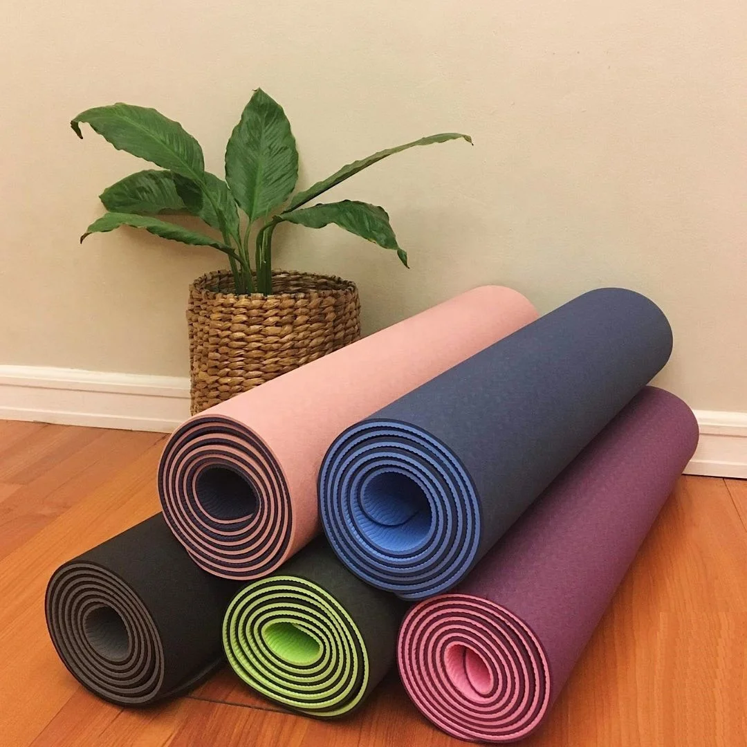 Tapete de Yoga de TPE Antidesl - Yoga Fitness Logo Design reseña y precio