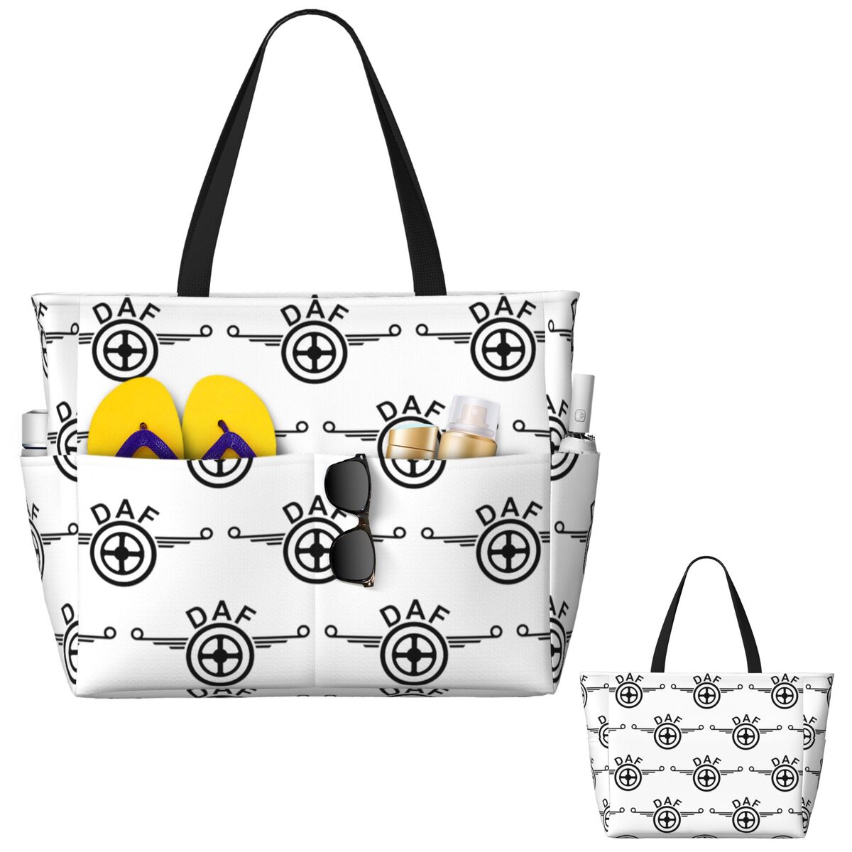 Bolso de playa con diseño vect - Yoga Fitness Logo Design reseña y precio